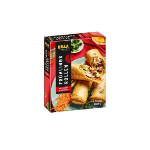Frühlings Rollen mit Huhn und Gemüse