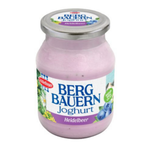 Bergbauern Heidelbeeren Joghurt