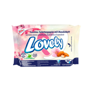 Lovely Feuchtes Toilettenpapier mit Mandelduft