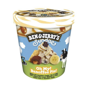 Ben & Jerry's Sundae Oh My! Banoffee Pie!